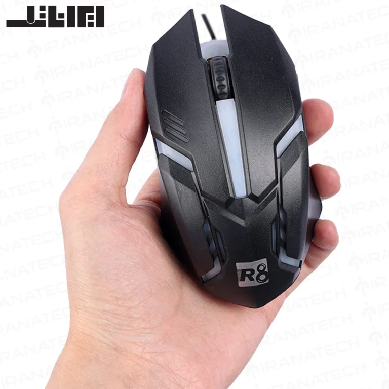 ماوس گیمینگ سیمی R8 مدل 1602LED