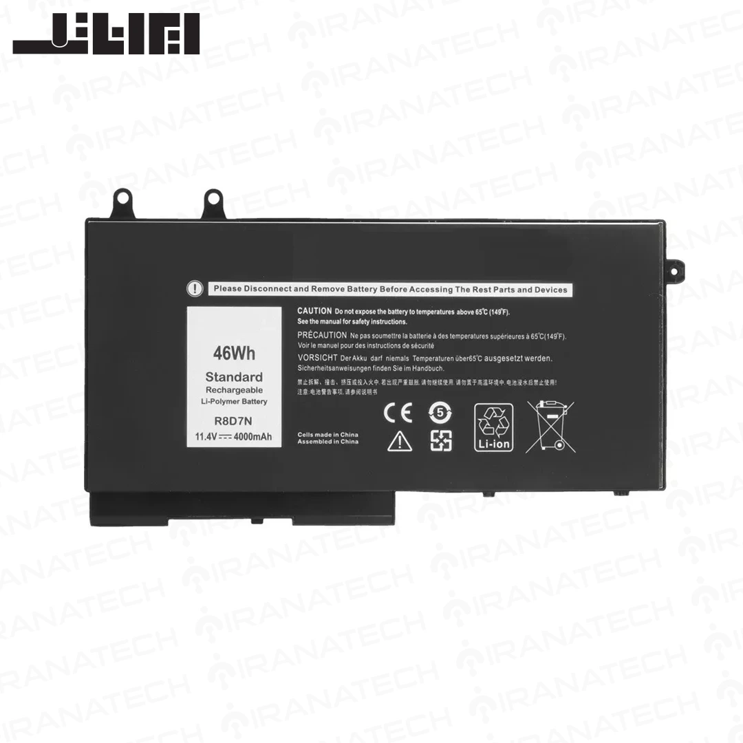 Battery Dell R8D7N باتری R8D7N