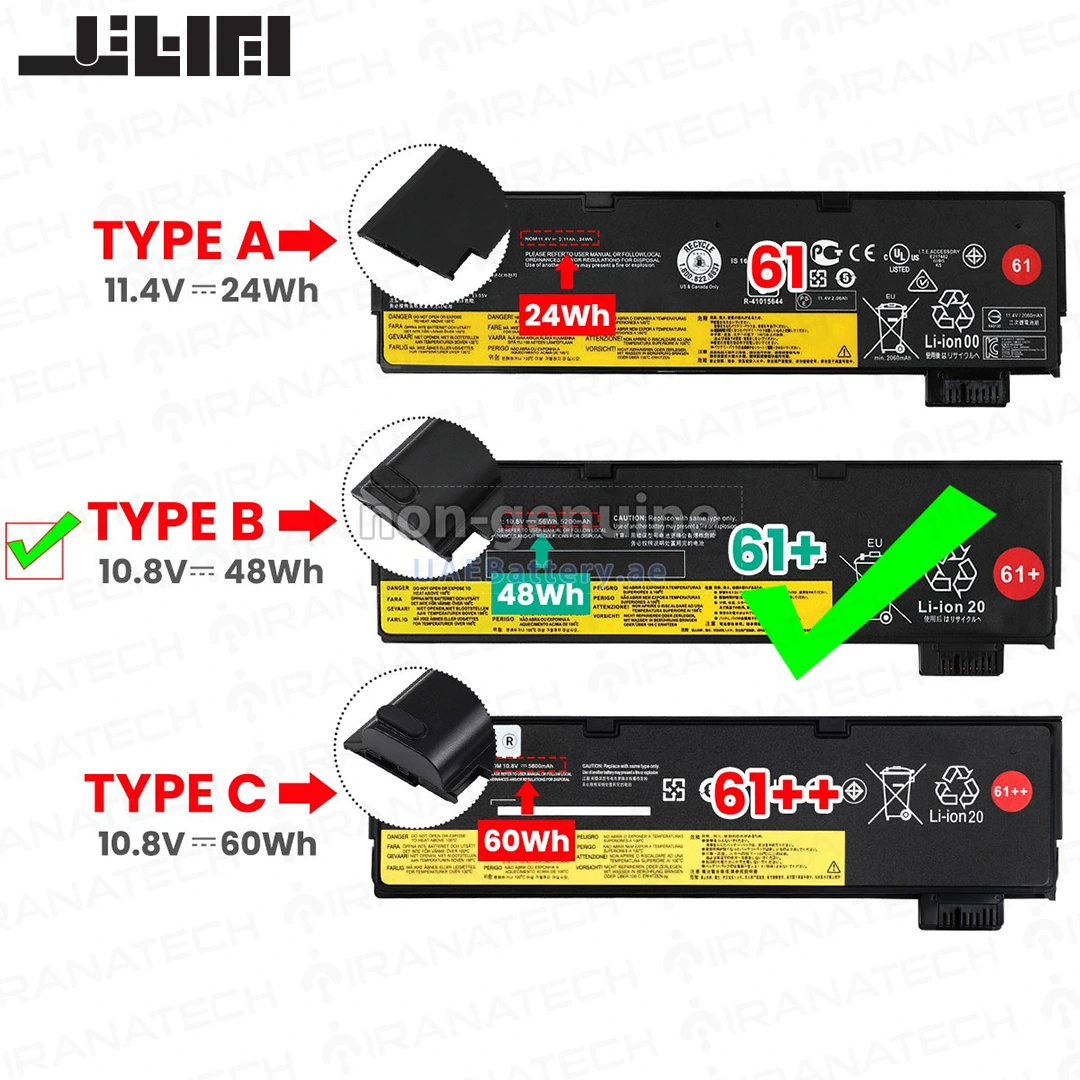 باتری لنوو 61+