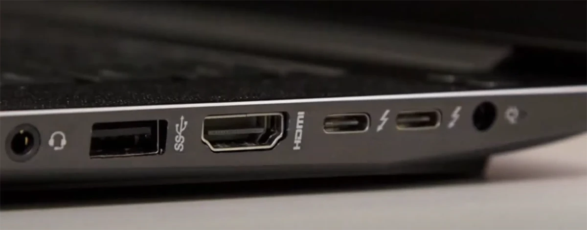 پورت های لپ تاپ HP ZBook Studio G4
