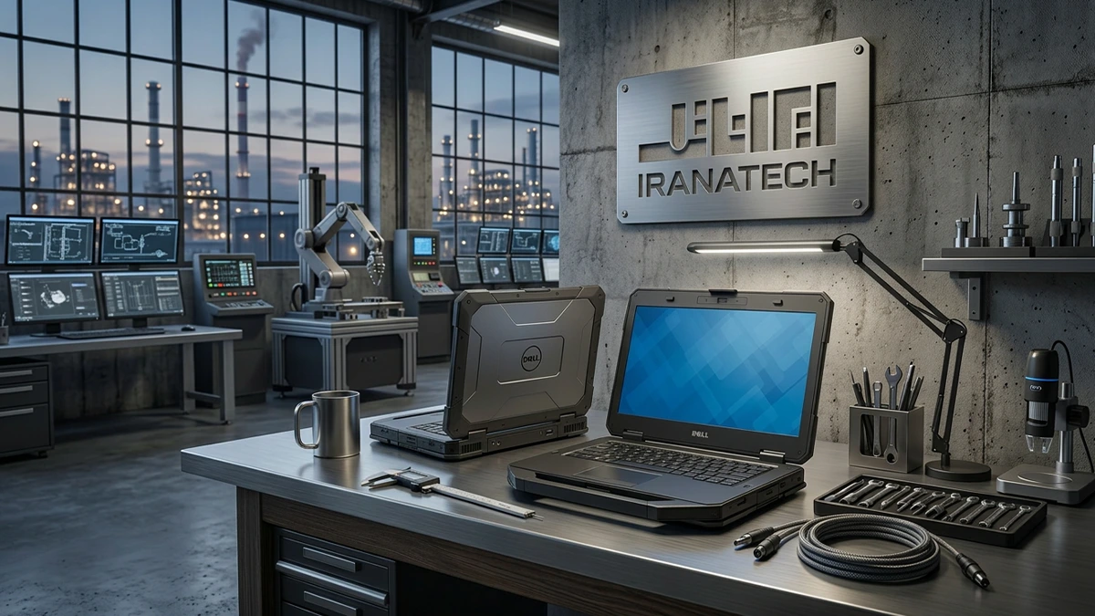 لپ تاپ صنعتی نظامی dell 5404
